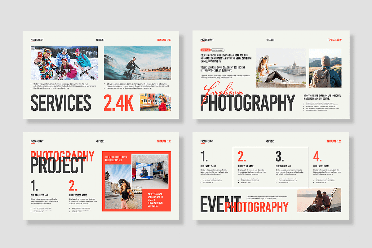 Photography Portfolio Presentation, a Presentation Template by MightyDesign (Photo 4 of 8)