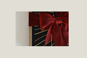 Frame Mockup Ribbon Bow