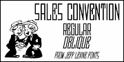 Sales Convention JNL, a Sans Serif Font by Jeff Levine Fonts (Thumbnail 1 of 5)
