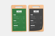 Clipboard Menu Card Mockup Bundle, an Advertising Mockup by graphypix (Thumbnail 5 of 11)