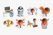 Workplace Mental Health 3D Icon Set, an Object 3D Model by Eklip Studio (Thumbnail 5 of 5)