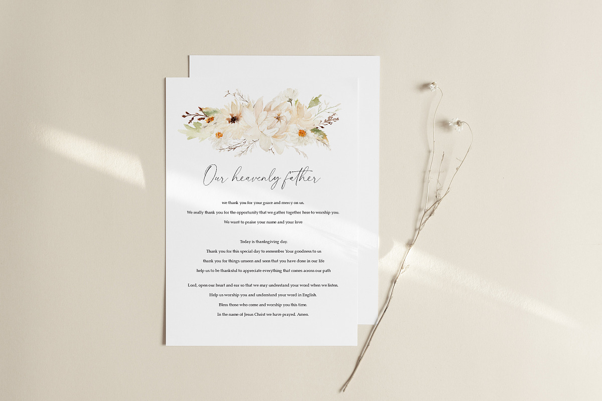 Watercolor flower - Dry Yellow, an Illustration by Beigetime (Photo 9 of 9)