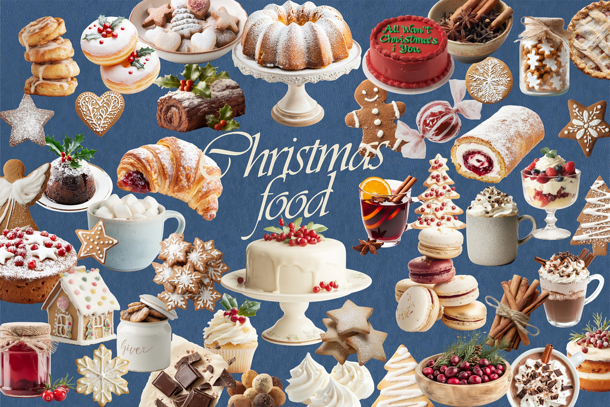 Christmas classic collage pack, an Object Graphic by VirinaDesign (Photo 5 of 13)