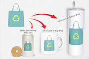 Eco Bag Clipart, a Graphic by Artnoy (Thumbnail 4 of 5)
