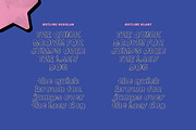 Blomby, a Font by rudiSasori (Thumbnail 14 of 14)