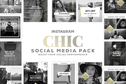 CHIC INSTAGRAM PACK, a Social Media Template by DESIGN HQ (Thumbnail 1 of 4)