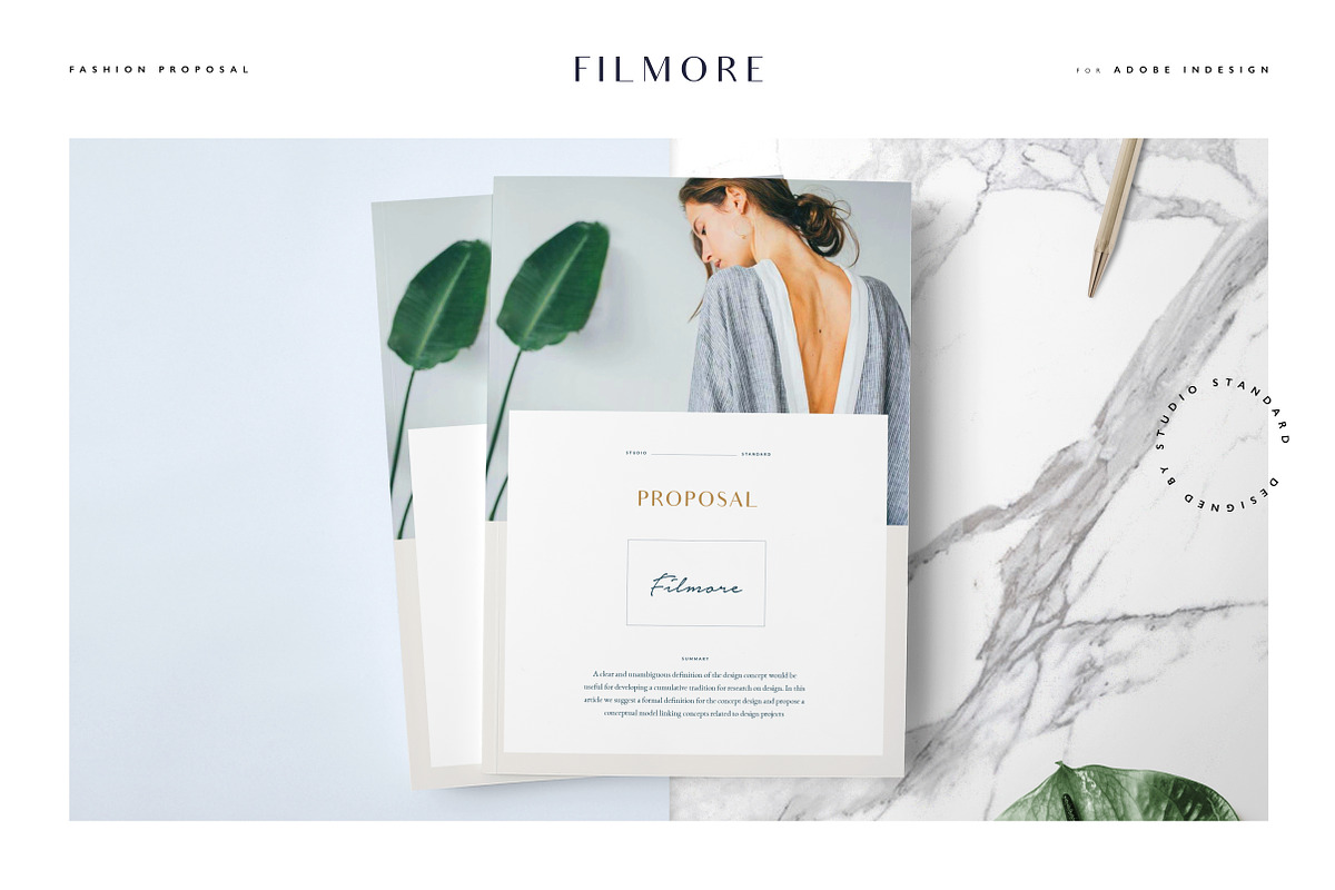 Filmore Fashion Proposal, a Brochure Template by Studio Standard (Photo 1 of 11)