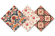 Vintage Red Folk Floral pattern, a Pattern Graphic by Canvas Craft (Thumbnail 6 of 6)