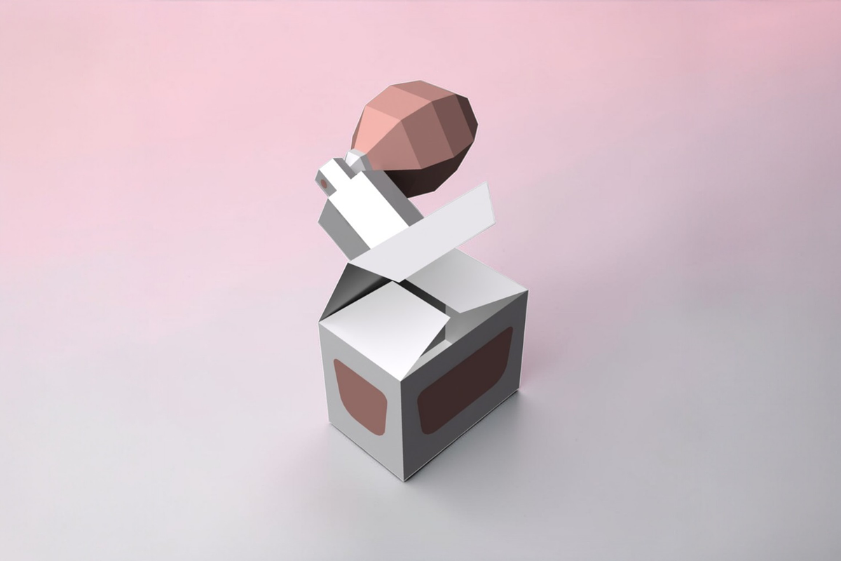 Perfume bottle favor - 3d papercraft, a Print Template by PAPER amaze (Photo 5 of 6)