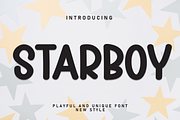 Starboy  | Script Font, a Script Font by Scratchones (Thumbnail 1 of 8)