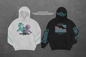 Realistic Hoodie 2 Mockup