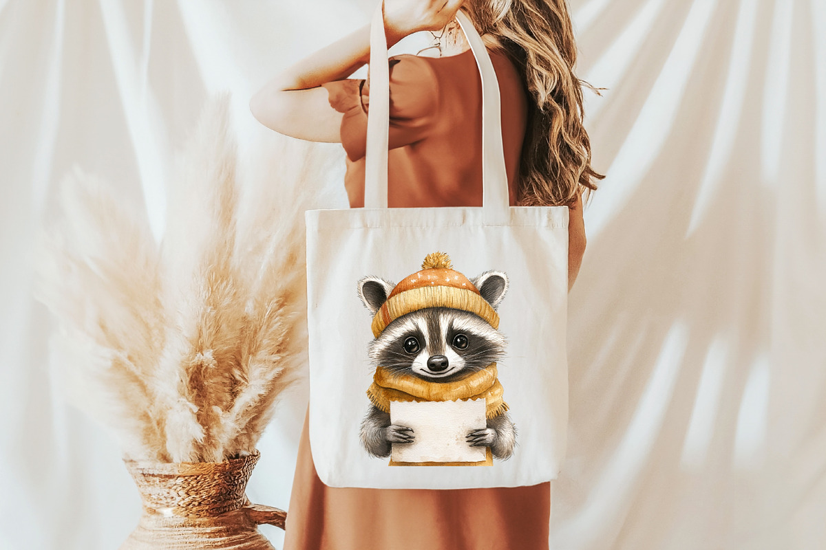 Cute Patriotic Raccoon PNG, an Illustration by SinaCreation (Photo 8 of 10)