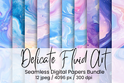 Fluid Art Seamless, an Illustration by Mashimara (Thumbnail 1 of 4)