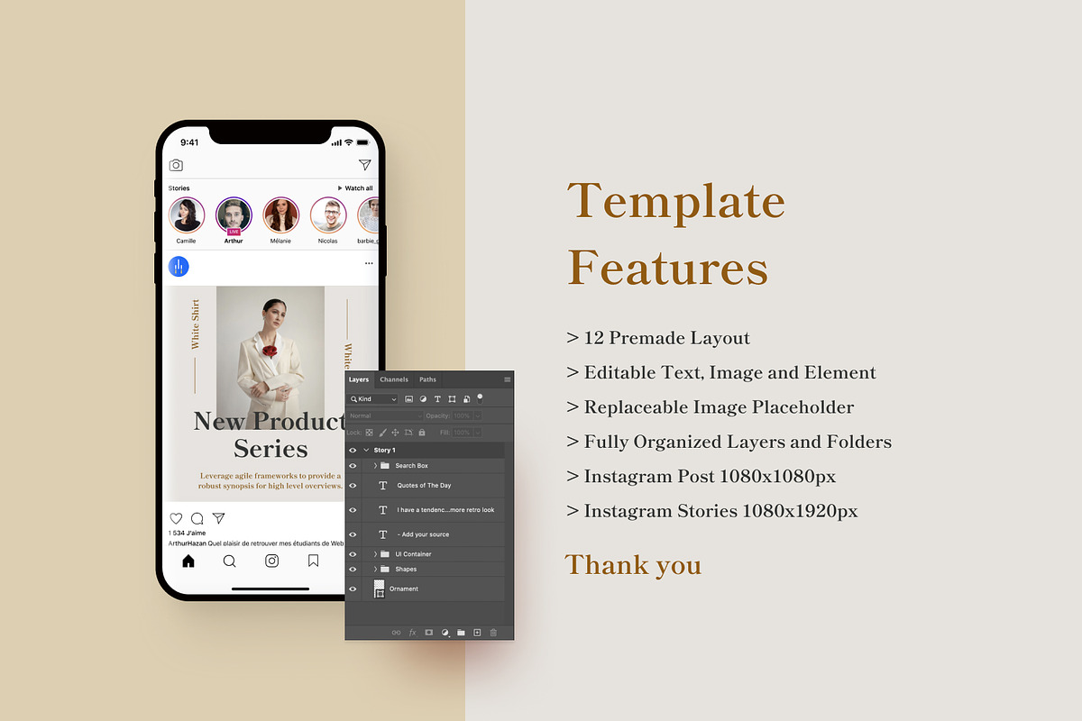 Sophie - Instagram Post Template, a Social Media Template by MYDesign (Photo 5 of 5)