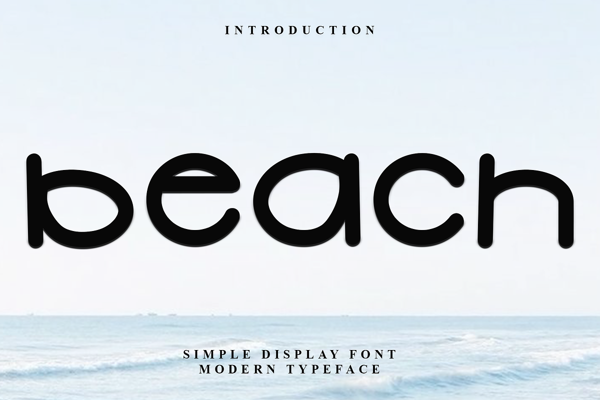 Beach, a Sans Serif Font by FreshTypeINK (Photo 1 of 7)