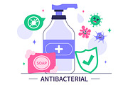 11 Antibacterial Illustration, a Healthcare Illustration by denayunebgt (Thumbnail 5 of 5)
