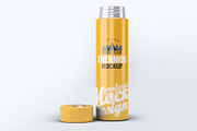 Steel Thermos Bottle Mock-Up, a Product Mockup by DesignRushMarket (Thumbnail 5 of 7)