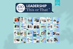 Leadership Bundle- Canva Templates