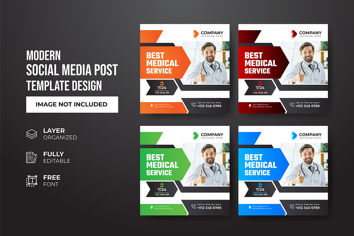 Social Media Post Template, a Social Media Template by gstudiovect21 (Photo 33 of 72)