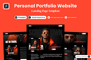 Andrea - Personal Portfolio Website, a Landing Page Template by SLAB! Design (Thumbnail 1 of 5)