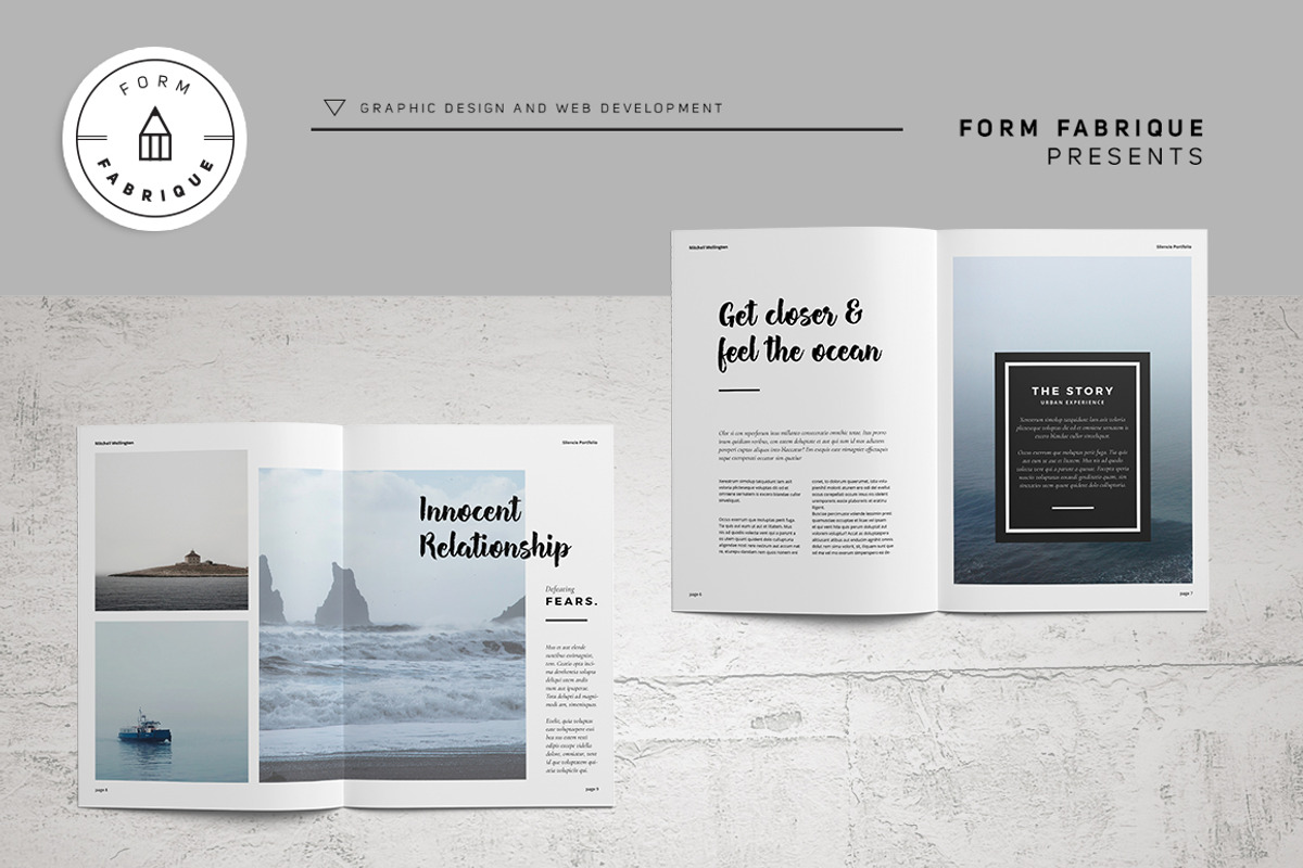 Silencio Portfolio, a Brochure Template by Form Fabrique (Photo 9 of 21)