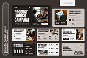 Brown Tan Product Launch Campaign, a Presentation Template by Sixtemp (Thumbnail 1 of 3)