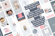 AUTHOR Instagram Templates - Canva, a Templates & Theme by Start With Kate (Thumbnail 3 of 5)