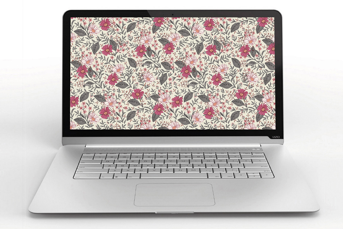 Set Seamless Flowers Chamomile daisy, a Pattern Graphic by Vintage (Photo 17 of 17)