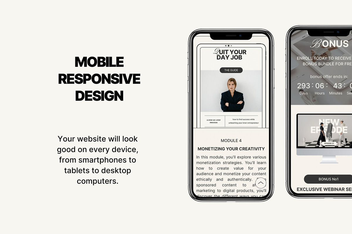 Wix Sales page Coaching, a Landing Page Template by Studio Suvelle (Photo 6 of 11)