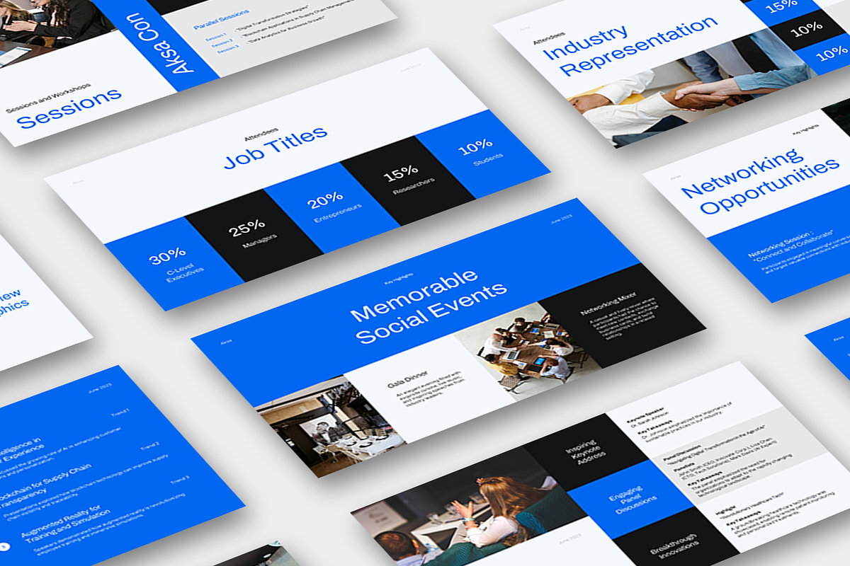 Aksa Event Report - Powerpoint, a Presentation Template by Sixtemp (Photo 2 of 5)