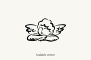 Chubby Cupid Vector Bundle, a Decorative Illustration by Little Gremlin (Thumbnail 7 of 8)