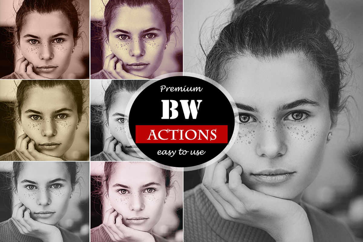 BW Actions for Photoshop, an Action Add-On by Linspace (Photo 1 of 10)