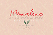 monaline mono script, a Script Font by Tooris (Thumbnail 8 of 8)