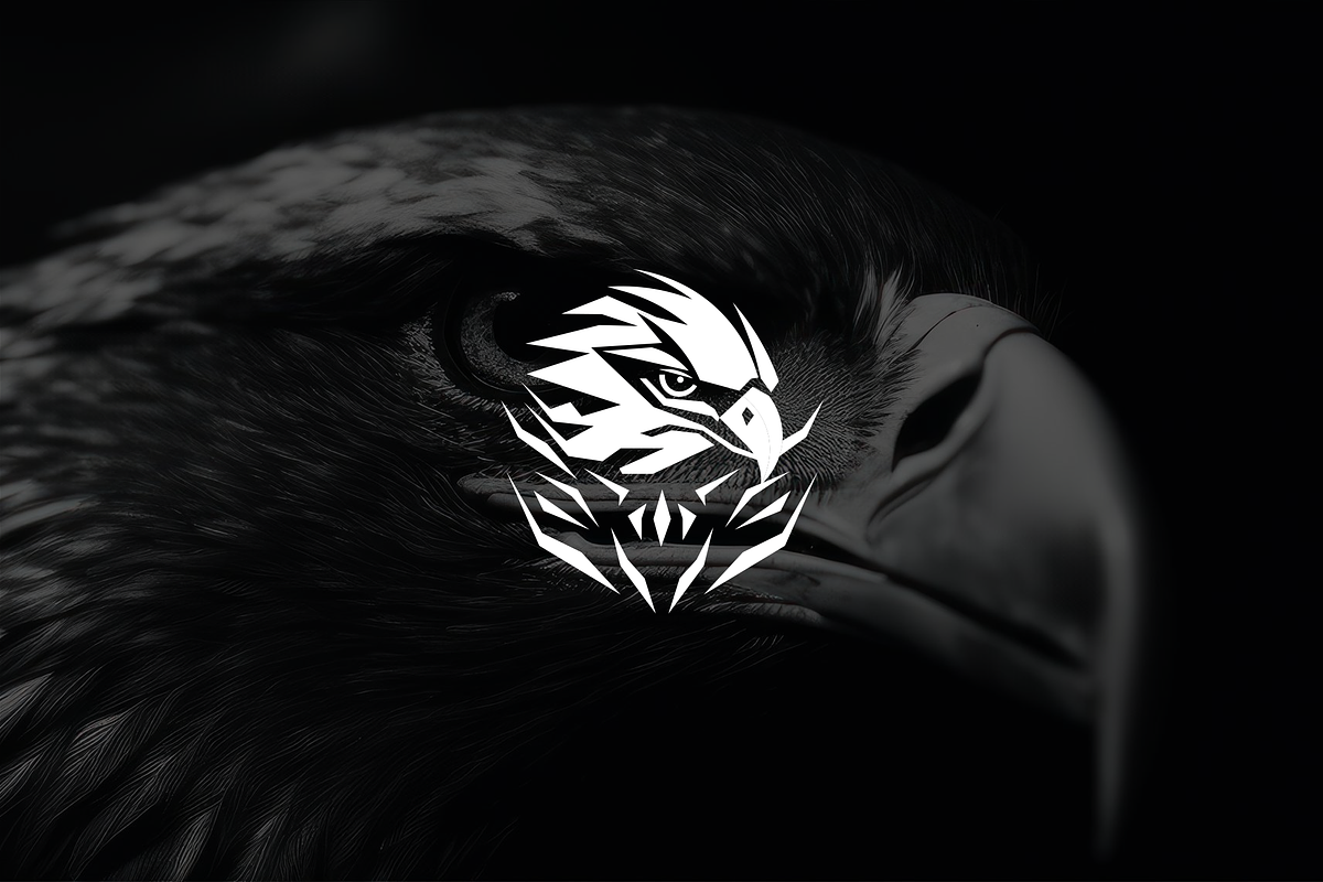 Geometric Minimalist Eagle Logo, a Branding & Logo Template by Luxury Logos (Photo 2 of 4)