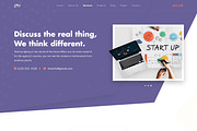 Startup Agency Landing Page, a Landing Page Template by Sujun Baidyaa (Thumbnail 3 of 3)