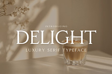 Delight - Luxury Serif Typeface