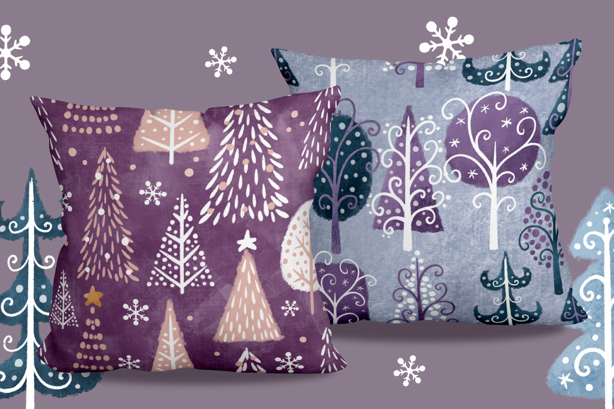 Whimsical Christmas Patterns III, a Pattern Graphic by DrawStudio1988 (Photo 4 of 6)