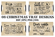 Christmas Tray SVG Bundle, an Illustration by Etcify (Thumbnail 1 of 4)