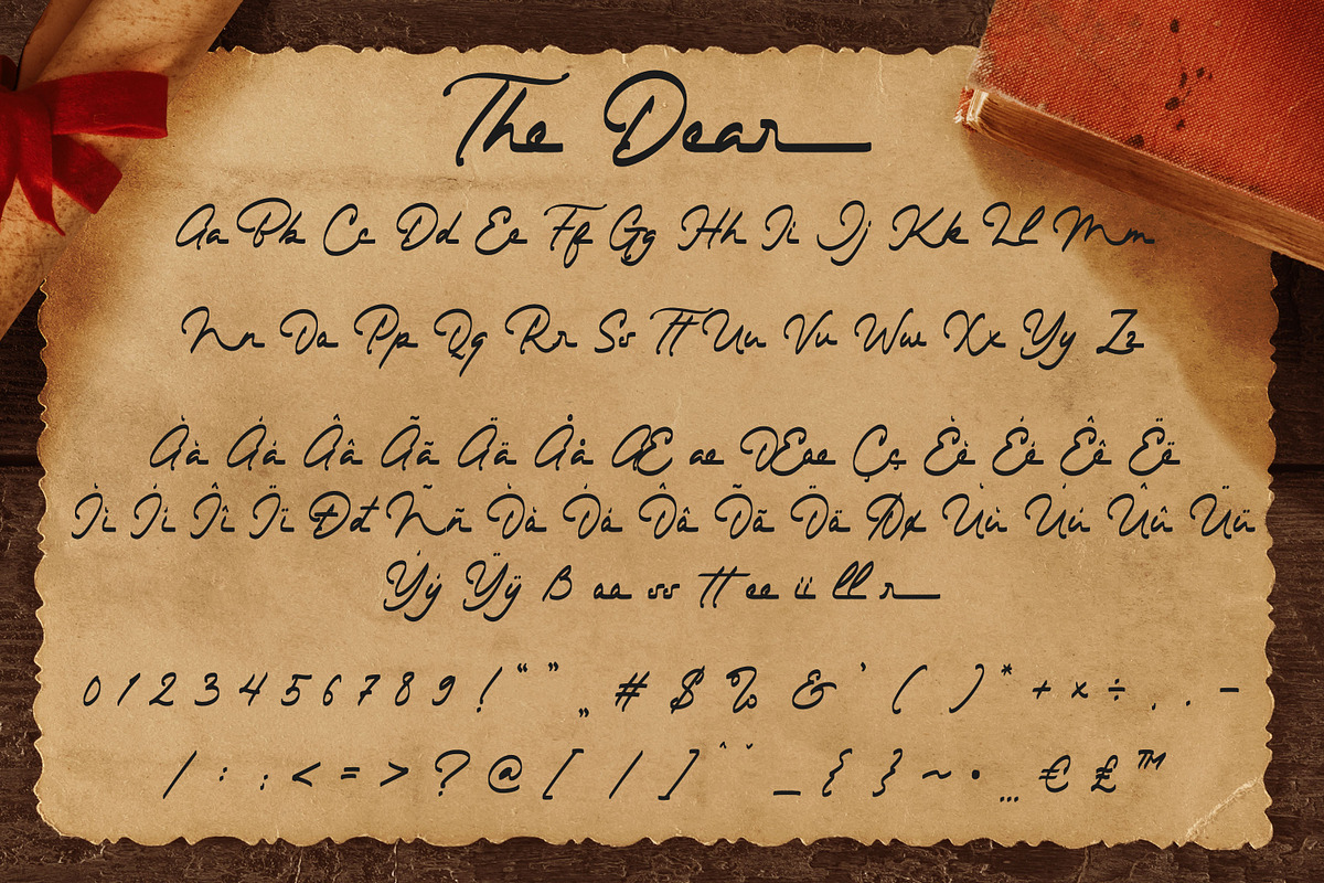 The Dear - Signature Classic Font, a Script Font by Almarkhatype (Photo 8 of 10)