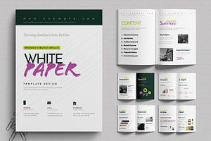 Business White Paper Report Template, a Brochure Template by MightyDesign