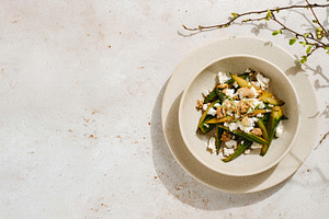 Asian Cucumber Salad, copy space, a Food & Drink Photo by Fascinadora