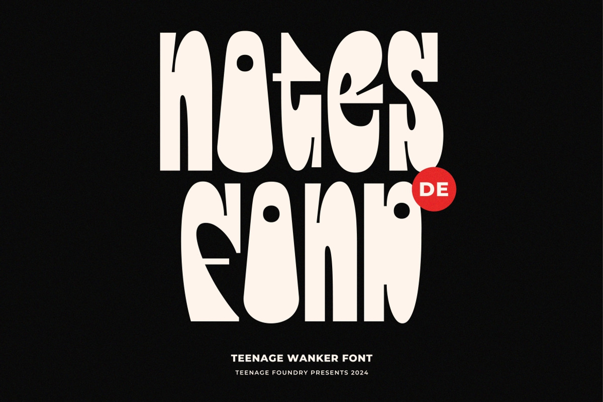 Teenage Wanker, a Slab Serif Font by TeenageFoundry (Photo 4 of 8)
