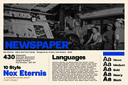 Nox Eternis - Sans serif font family, a Sans Serif Font by Artistic & Unique (Thumbnail 7 of 15)