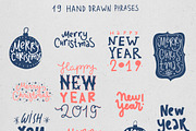 SALE 50% Merry Christmas and NY2019, a Decorative Illustration by mikka_kika (Thumbnail 8 of 10)