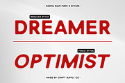 Radeil Blur, a Sans Serif Font by Craft Supply Co. (Thumbnail 2 of 8)