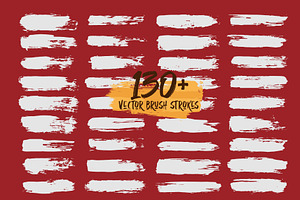 Minimalist Grunge Brush Strokes