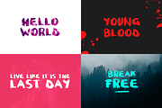 Hope Brush, a Script Font by SNK's (Thumbnail 2 of 7)