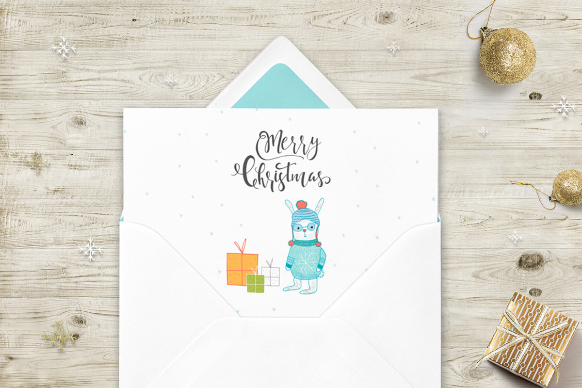 Very Christmas Animals, an Animal Illustration by UTM Studio (Photo 9 of 9)