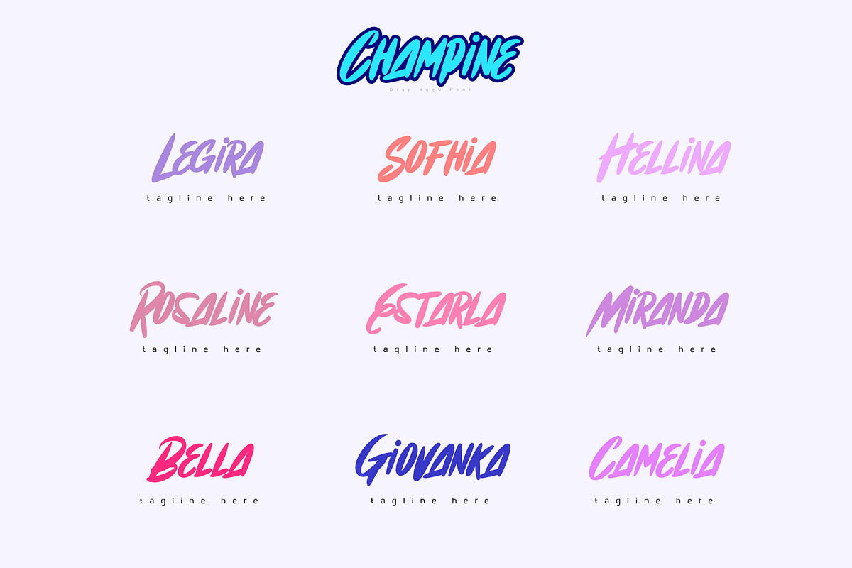 Champine | Display Font, a Slab Serif Font by Mozyen Studio (Photo 3 of 9)