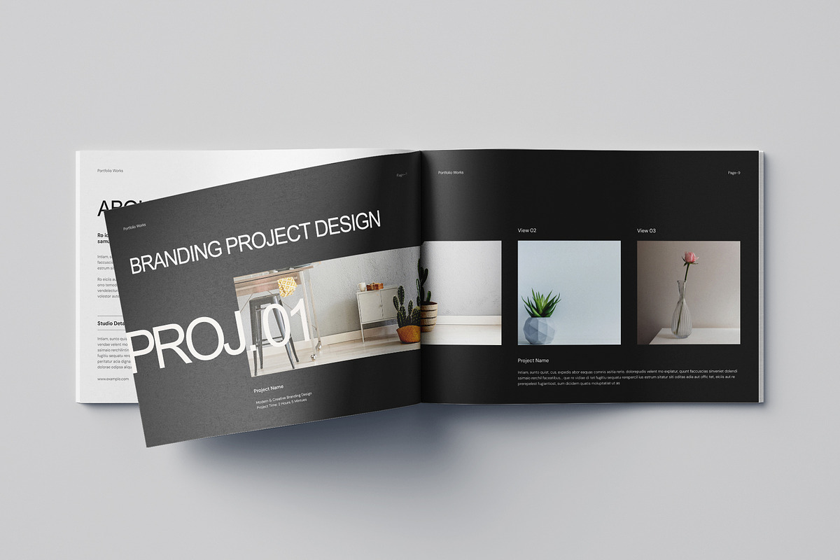 Portfolio Landscape Template, a Brochure Template by Pixelpick